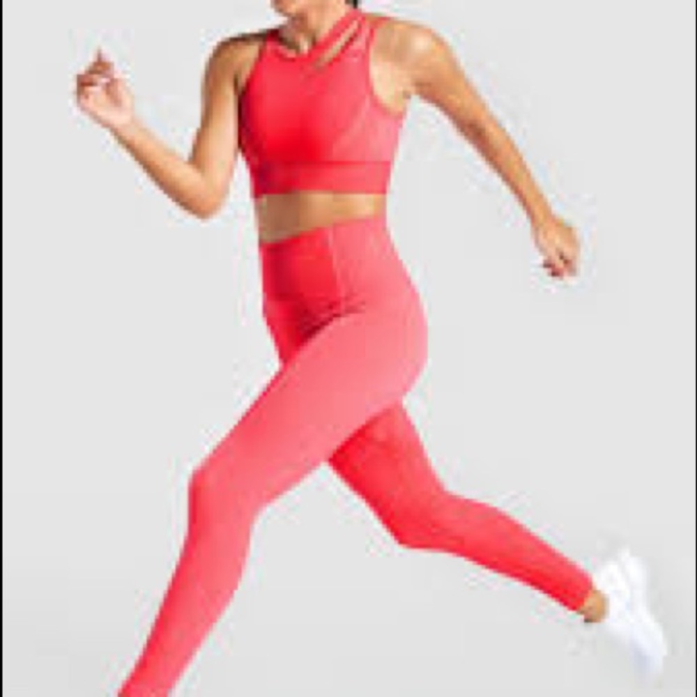 ❤️neon pink gymshark set
